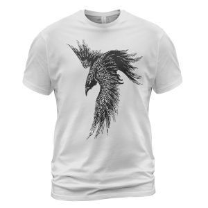 Viking T-shirt Raven Of Odin Norse Art White