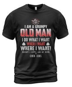 Viking T-shirt I Am A Grumpy Old Man Black