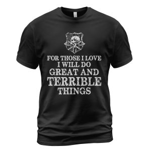 Viking T-shirt Great And Terrible Things Black