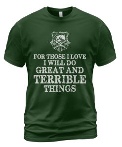 Viking T-shirt Great And Terrible Things Forest Green