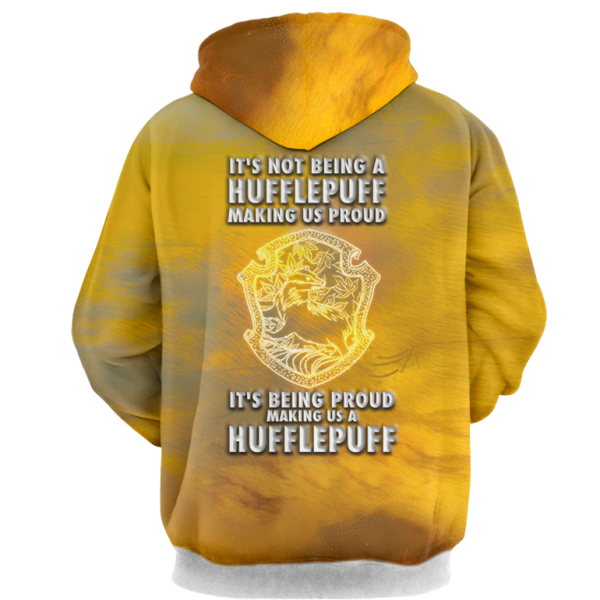 It's Being Proud Making Us A Hufflepuff Harry Potter 3D Hoodie