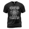 Viking T-shirt I Don't Know How Story Ends Black