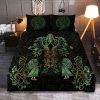 Viking Quilt Bedding Set Tree Of Life Ravens Of Norse