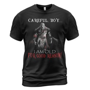 Knights Templar T-shirt I Am Old For Good Reason Black