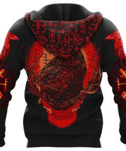 Viking Hoodie Raven Sons Of Ragnar Back