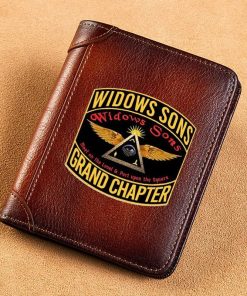 Freemason Wallet Widows Sons Grand Chapter Symbol