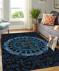 Viking Area Rug Celtic Raven Rune Old Norse 3