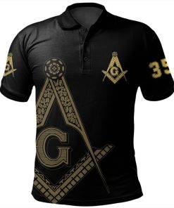 Freemason Polo Shirt Prince Hall 357 Mason Basic Front