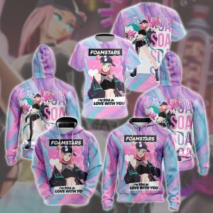 Foamstars Video Game All Over Printed T-shirt Tank Top Zip Hoodie Pullover Hoodie Hawaiian Shirt Beach Shorts Joggers   