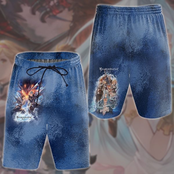 Granblue Fantasy: Relink Video Game All Over Printed T-shirt Tank Top Zip Hoodie Pullover Hoodie Hawaiian Shirt Beach Shorts Joggers Beach Shorts S