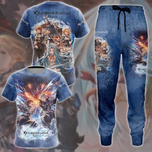 Granblue Fantasy: Relink Video Game All Over Printed T-shirt Tank Top Zip Hoodie Pullover Hoodie Hawaiian Shirt Beach Shorts Joggers   