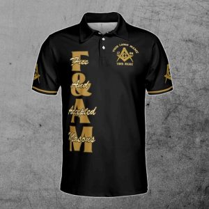 Freemason Polo Shirt Personalized Free And Accepted Masons Father Of All Front