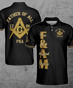 Freemason Polo Shirt Personalized Free And Accepted Masons Father Of All Front 2