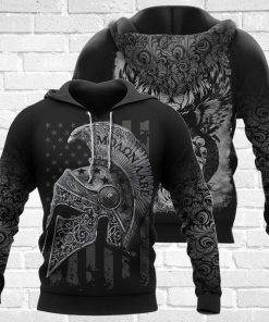 Spartan Hoodie Helmet Flag Molon Labe Warrior 2