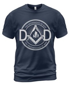 Freemason T-shirt Dad The Fatherhood Of God Navy