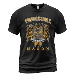 Freemason T-shirt Prince Hall F&AM Mason Black