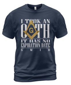 Freemason T-shirt I Took An Oath Navy