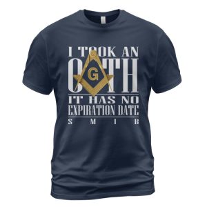 Freemason T-shirt I Took An Oath Navy