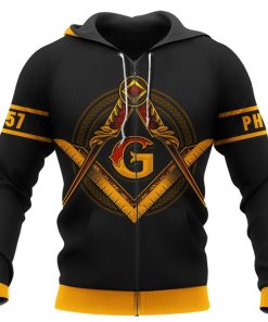 Freemason Hoodie 357 PHA Faith Hope Charity Zip