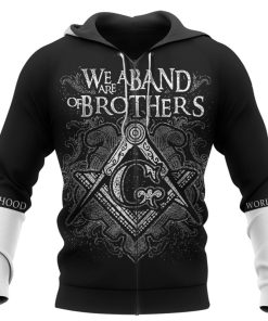 Freemason Hoodie No One Has Ever Become Poor From Giving Zip