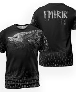 Viking T-shirt Fenrir Norse Wolf Rune 2