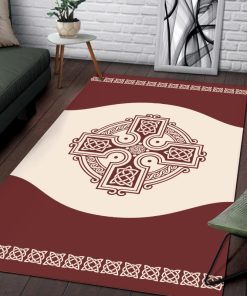 Viking Area Rug The Celtic Cross Vintage 1