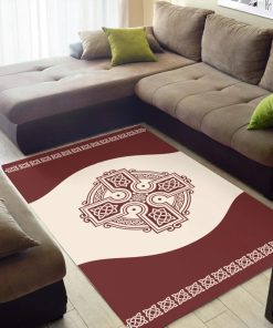 Viking Area Rug The Celtic Cross Vintage 2