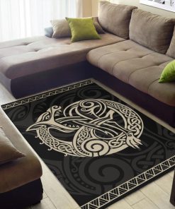 Viking Area Rug The Celtic Fenrir Norse Wolf 2