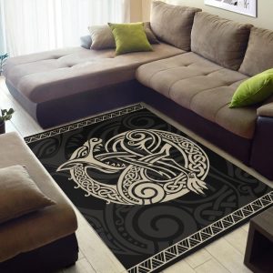 Viking Area Rug The Celtic Fenrir Norse Wolf 2