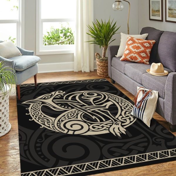 Viking Area Rug The Celtic Fenrir Norse Wolf 3