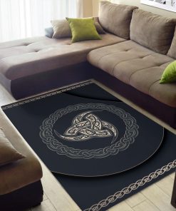 Viking Area Rug Triple Horn of Odin Norse Symbol 2