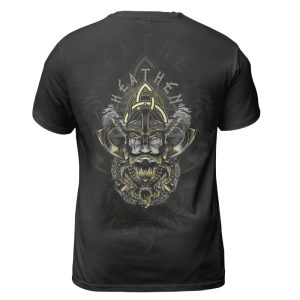 Viking T-shirt Hati and Skoll Heathen Back