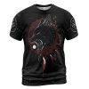 Viking T-shirt Sons Of Fenrir Hati and Skoll Wolf Front