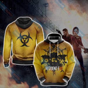 Resident Evil 7 Biohazard Unisex 3D T-shirt Hoodie S 