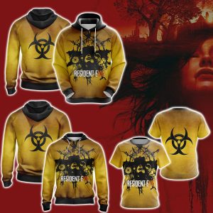 Resident Evil 7 Biohazard Unisex 3D T-shirt   