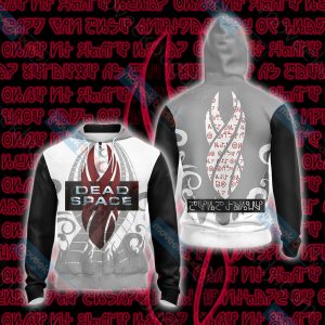 Dead Space - Symbols Marker Unisex 3D T-shirt Zip Hoodie XS 