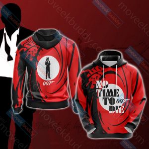 No time to die Unisex 3D T-shirt Hoodie S 