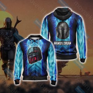 Star Wars The Mandalorian Unisex 3D T-shirt Zip Hoodie XS 