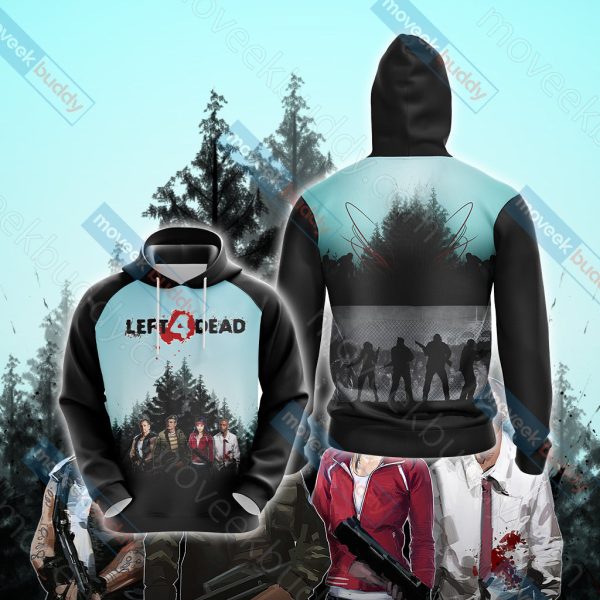 Left 4 Dead New Collection Unisex 3D T-shirt Hoodie S