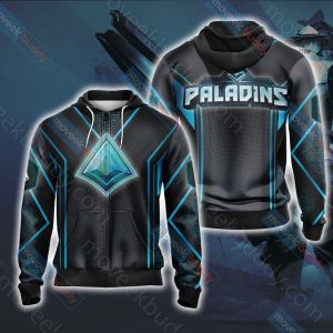 Paladins Unisex 3D T-shirt Zip Hoodie XS 