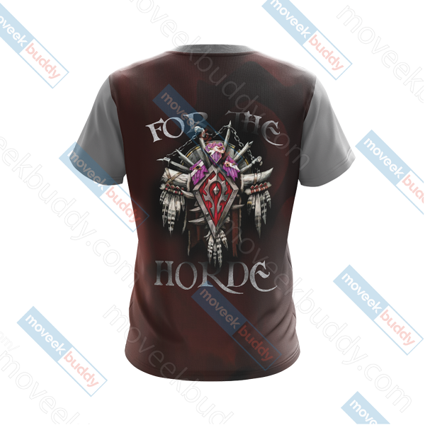 World Of Warcraft - For The Horde Unisex 3D T-shirt