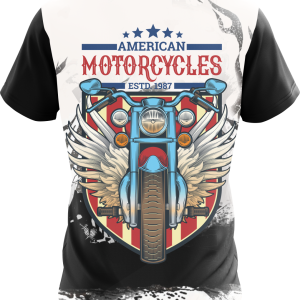 American Motorcycles King Of The Road Unisex 3D T-shirt   