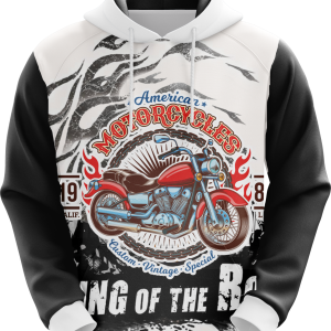 American Motorcycles King Of The Road Unisex 3D T-shirt   