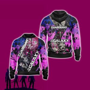Guardians Of The Galaxy New Style Unisex 3D T-shirt Zip Hoodie XS 