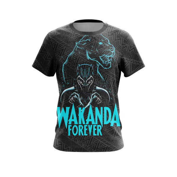 Black Panther - Wankada Forever Unisex 3D T-shirt