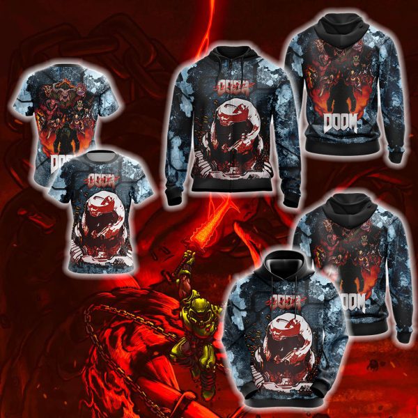 Doom Slayer Unisex 3D T-shirt