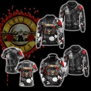 Guns N' Roses Unisex 3D T-shirt   