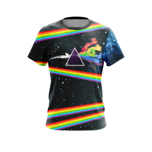 Pink Floyd - The dark side of the moon album cover Unisex 3D T-shirt   