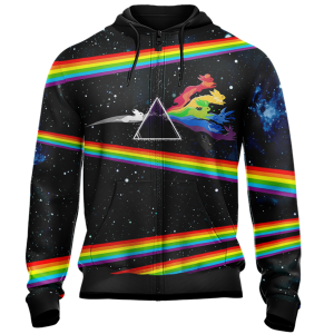 Pink Floyd - The dark side of the moon album cover Unisex 3D T-shirt   