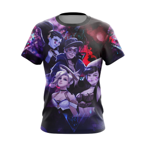 K/DA Band x Overwatch Female Characters Unisex 3D T-shirt   